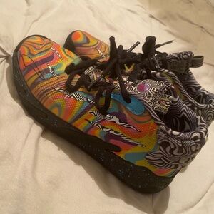 Colorful Puma boys Dexters laboratory Melo shoes size 1.5